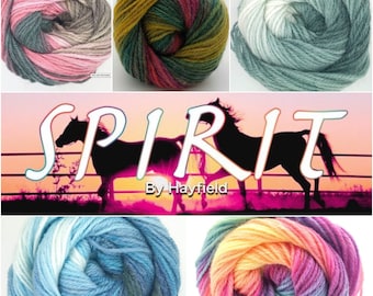 Sirdar Hayfield SPIRIT DK Acrylic Wool Multicolour Knitting Yarn 100g