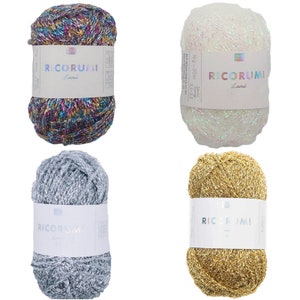 Ricorumi Lamé DK Yarn - 10g Ricorumi Lamé DK Yarn - 10g