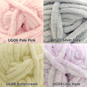 James Brett Flutterby Huggable Chenille Plush Super Chunky Knitting Yarn 250g Fluffy Soft bild 4