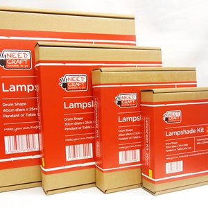 DIY Drum Lampshade Kit – Matching Decor, Pendant or Table Lamp