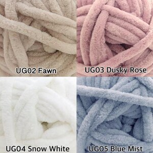 James Brett Flutterby Huggable Chenille Plush Super Chunky Knitting Yarn 250g Fluffy Soft bild 3