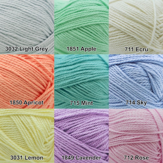 King Cole Cottonsoft DK Double Knit Cotton Knitting Crochet Yarn