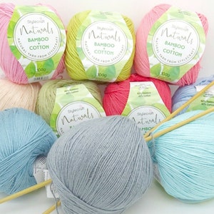 Stylecraft Naturals Yarn Bamboo + Cotton 100g DK Vegan + Eco Knitting Crochet