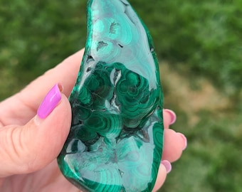 Polished Malachite