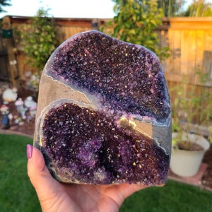 Gorgeous Amethyst with Cut Base