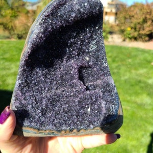 Gorgeous Amethyst with Cut Base