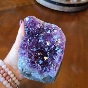Beautiful Amethyst with Cut Base