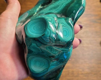 Stunning Polished Malachite