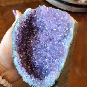 Beautiful Amethyst with Cut Base