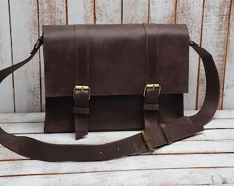 Bolsa de couro masculina feita à mão, bolsa de couro tipo carteiro, bolsa tipo carteiro masculina, bolsa de couro masculina, bolsa tipo carteiro masculina, bolsa para homens, presente para marido