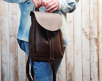 Rucksack, Lederrucksack, Rucksäcke, Lederrucksack Frauen, Ledertasche, Frauen Rucksack, Damen Rucksack, Geschenk für Frauen, Leder Geldbörse