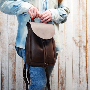Backpack, Leather backpack,  backpacks, Leather backpack women, Leather bag, Women Backpack, Women&#39;s Backpack, Gift For women, Leather purse