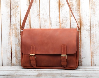sac en cuir pour homme Sac en cuir, cartable en cuir, porte-documents en cuir, sac pour ordinateur portable, sac messager, idée cadeau, cadeau homme, sac messager pour ordinateur portable