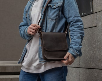 bags for men, Men Leather Bag, Shoulder Bag for men, Mens Bag, Mens Crossbody Bags, Leather Bag, Mens gift, mens shoulder bag, Gifts for men