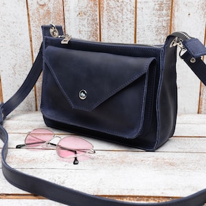 Bolso de piel, Bolso bandolera de piel, Bolso bandolera de piel, Monedero de piel, Monedero de mujer, Bolso bandolera pequeño, Monedero, Piel, Bolso bandolera