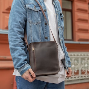 Sac personnalisé pour homme, sac pour homme en cuir, sacs à bandoulière pour homme, cadeau pour homme, sac en cuir pour homme, sac à main en cuir pour homme, sac pour homme, cadeau pour homme