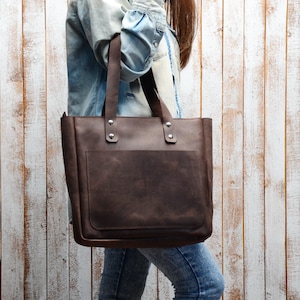 leather tote bag, leather tote, leather messenger bag, Laptop bag, leather laptop bag, Shopper tote, shopper bag, Women&#39;s bag, Leather Bag
