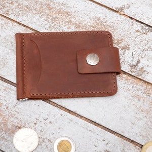 Leather Money Clip Wallet, Mens Wallet, Mens Leather Wallets, Wallets for Men, Money clip, Slim wallet, leather wallet, leather wallet mens