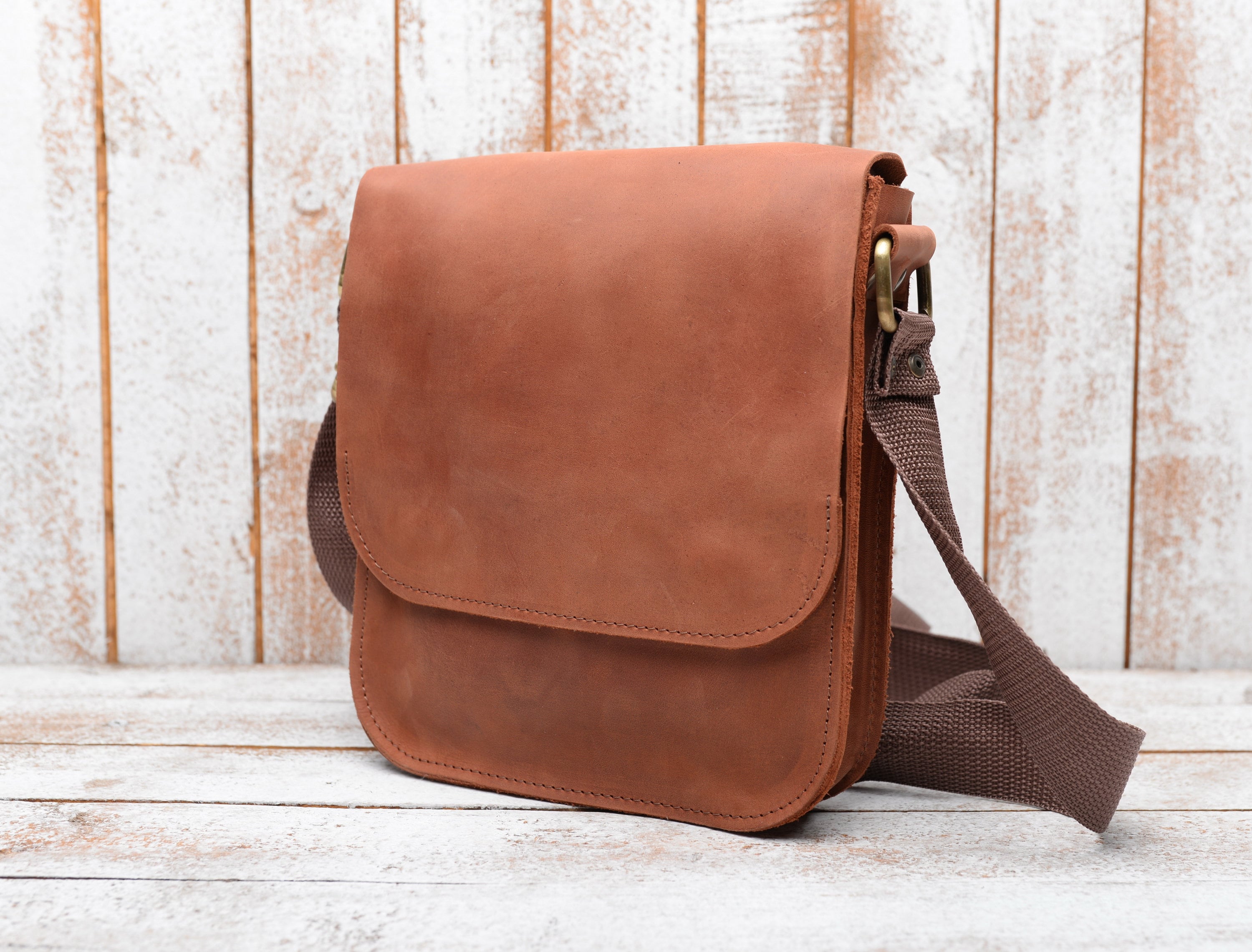 leather mens bag