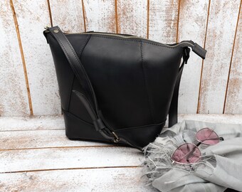 leather bag,leather purse, black bag, crossbody bags, leather bags, purses and bags, Shoulder Bags, crossbody purse, purse, messenger bag