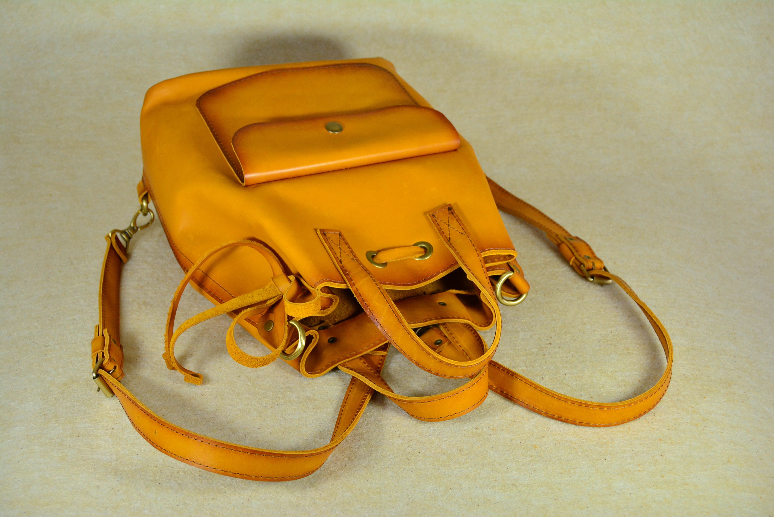 Leather Backpack Leather Purse Hobo Bag Backpack Shoulder Etsy