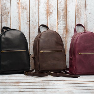 Leather Backpack / Leather Backpack women / Backpack women / Backpack / Leather bag / Leather purse / Black backpack / Leather bags