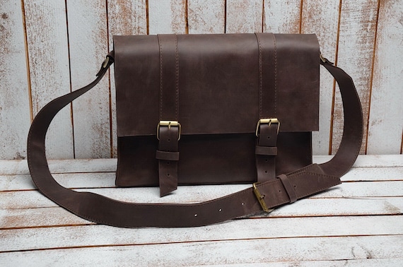 Mens Handmade Leather Bag Leather Messenger Bag Messenger Bag Men Mens Leather Bag Mens Messenger Bag Bag for Men Gift for Husband Etsy
