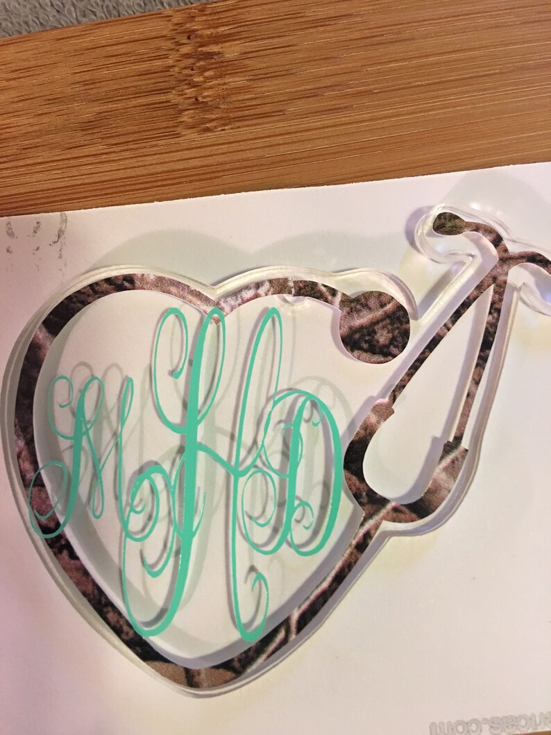 Monogram Initals Key Chains Car Decals Cup Decals Etsy