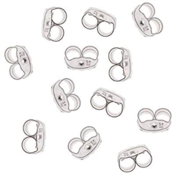 925 Sterling Silver Butterfly/scroll Backs for Ear Studs