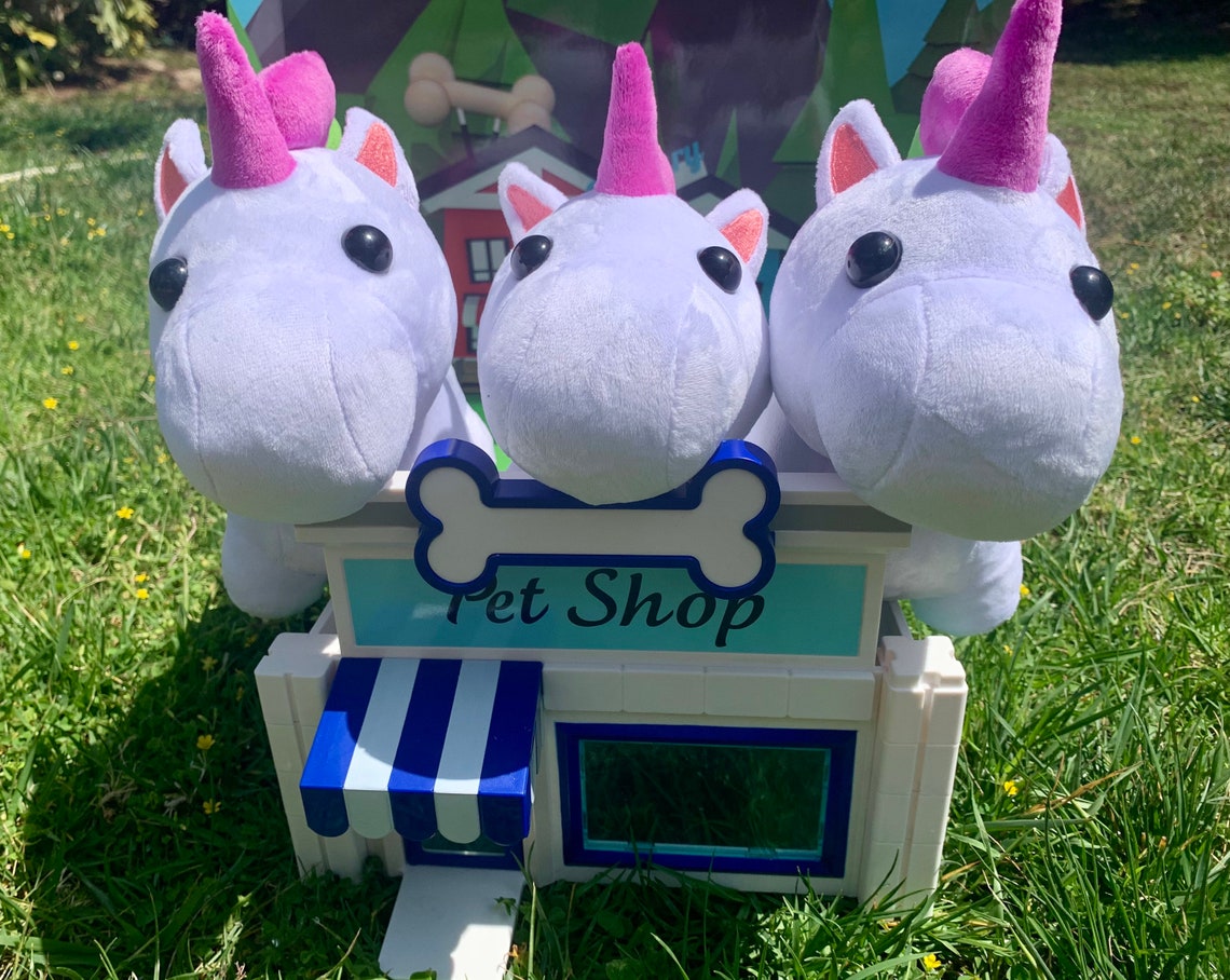 Roblox Adopt Me Unicorn plush /unicorn stuffed animal/ adopt Etsy