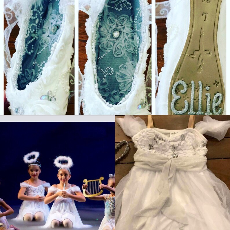 Pointe Shoes costume Inspired Ballet Pointe Shoe/ Decorated Etsy