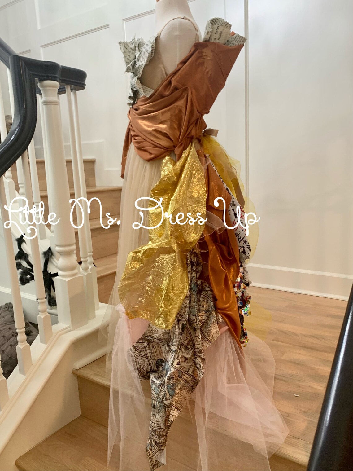 Cruella 2021 /cruella Newspaper Dress/ Cruella Trash Dress Etsy Hong Kong