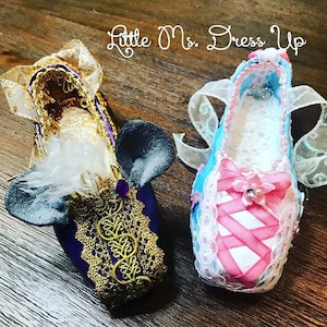 Pointe Shoes Custom decorated pointe shoe/ ballet ornament /ballet pointe slipper/ custom gifts