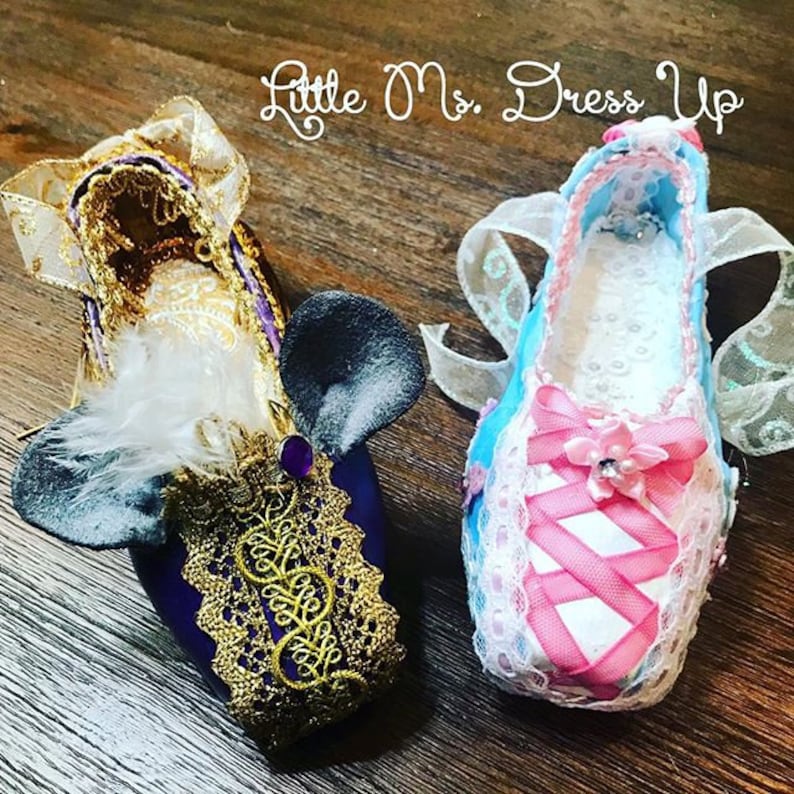 Pointe Shoes Custom Decorated Pointe Shoe/ Ballet Ornament Etsy