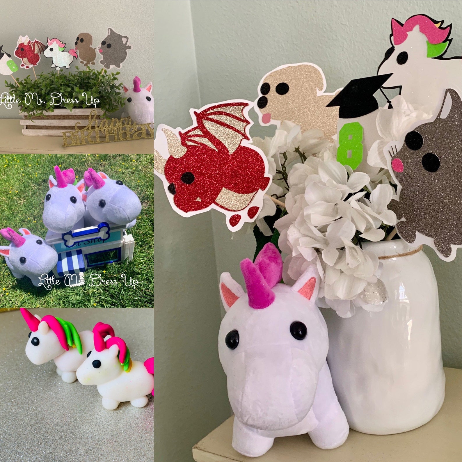Roblox Adopt Me Unicorn plush /unicorn stuffed animal/ adopt | Etsy