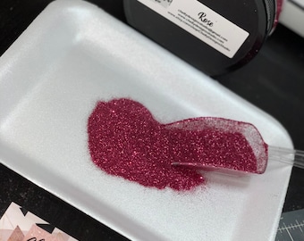 Rose' - Ultra Fine .008 Loose Glitter - 2 oz - Polyester Glitter - Solvent Resistant