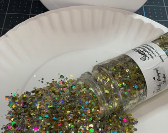 Sugared Spice- Custom Blend Chunky Mix - 2 oz- Polyester Glitter - Solvent Resistant