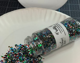 Fruity Pebbles  - Custom Blend Chunky Mix - 2 oz- Polyester Glitter - Solvent Resistant
