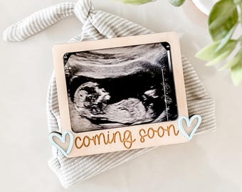 Coming Soon Ultrasound Magnet Pregnancy Announcement Magnet
