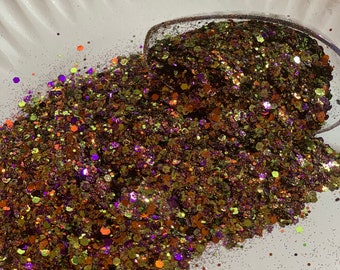 Boo! - Custom Blend Chunky Mix - 2 oz- Polyester Glitter - Solvent Resistant