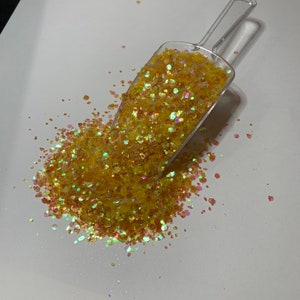 Banane Crush - 2 oz- Polyester Glitter - lösungsmittelbeständig