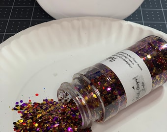 Joker - Custom Blend Chunky Mix - 2 oz- Polyester Glitter - Solvent Resistant