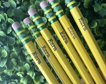 Personalized #2 Ticonderoga Pencils - 6 Pack