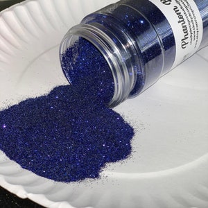 Phantom Blue - Ultra Fine .008 Loose Glitter - 2 oz- Polyester Glitter - Solvent Resistant