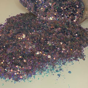 Nectar//chunky Glitter Mix//iridescent Pink Glitter Mix//solvent  Resistant//tumbler Glitter//nail Glitter//body Glitter//bulk Glitter 