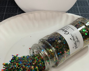 Carnival Hangover - Custom Blend Chunky Mix - 2 oz- Polyester Glitter - Solvent Resistant