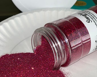 Sangria - Ultra fine .008 lose Glitter - 2 Unzen-Polyester Glitter - lösungsmittelbeständig