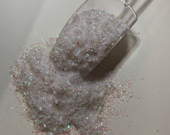 Pearl  - 2 oz- Polyester Glitter - Solvent Resistant