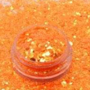 Orange You Sweet - Ultra Fino .008 Brillo suelto - 2 oz - Brillo de poliéster - Resistente al disolvente