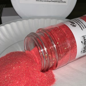 Flamingo - Ultra Fine .008 Loose Glitter - 2 oz- Polyester Glitter - Solvent Resistant